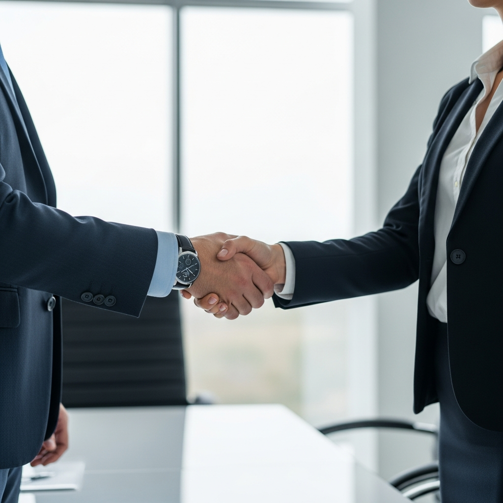 Acuerdo de negocios y confianza